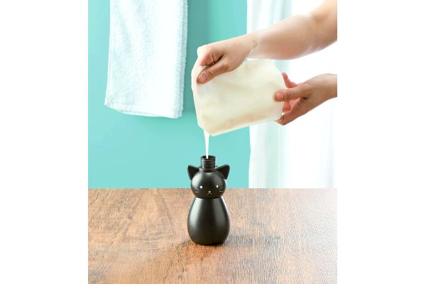 【ネット限定】ディスペンサー　　Ｓ　ネコ　ブラック