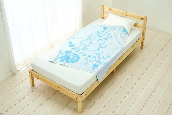 【ネット限定】綿１００％ジャガード織りタオルケット　　100×140cm　白雪姫