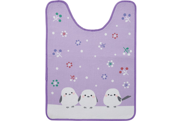 トイレマットシマエナガ （８０×６０）ロング