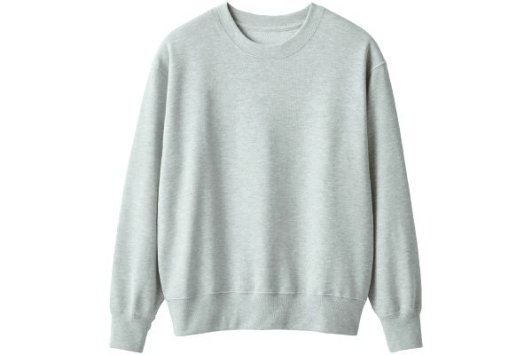 メンズ綿混トレーナー