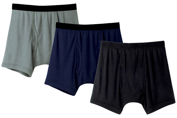 メンズボクサーパンツ （３色組）Ｍ
