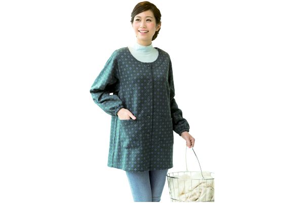 ぬくぬく裏起毛スモック