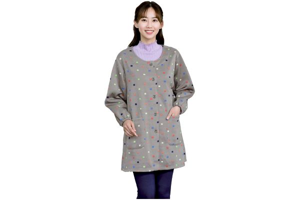 ぬくぬく裏起毛スモック