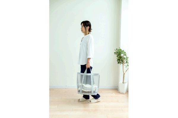 さらっとメッシュランドリーバッグ