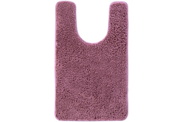 トイレマット（もこもこシャギー　グレイッシュパープル） ６０×１００ｃｍ