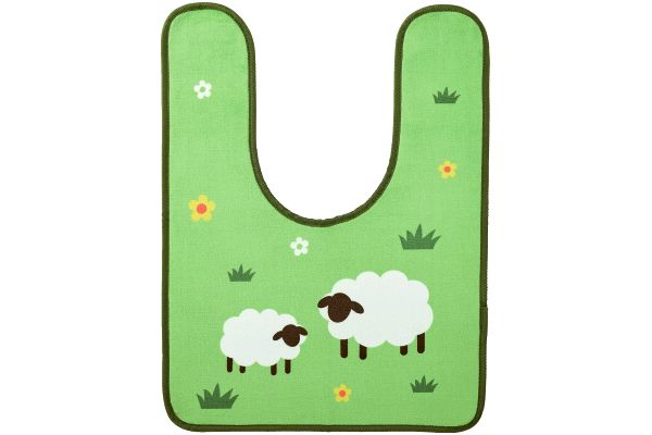 トイレマット　ひつじ柄　80×60ｃｍ
