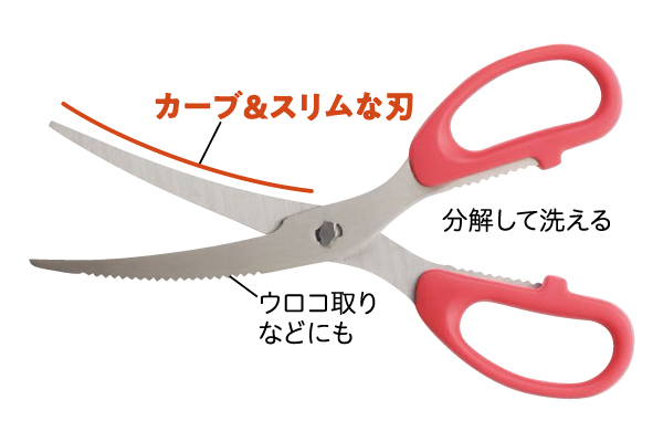 [色おまかせ]包丁がいらないキッチンばさみ