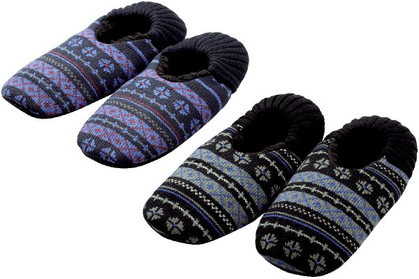 メンズあったかボアルームシューズ