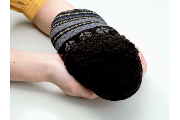 メンズあったかボアルームシューズ