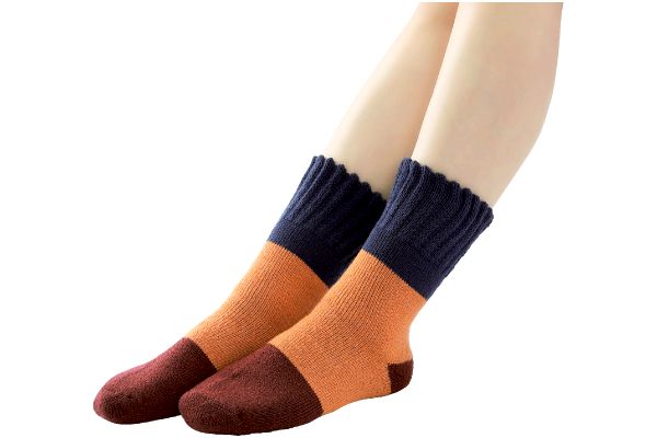 まるで毛布な裏起毛カラフルソックス