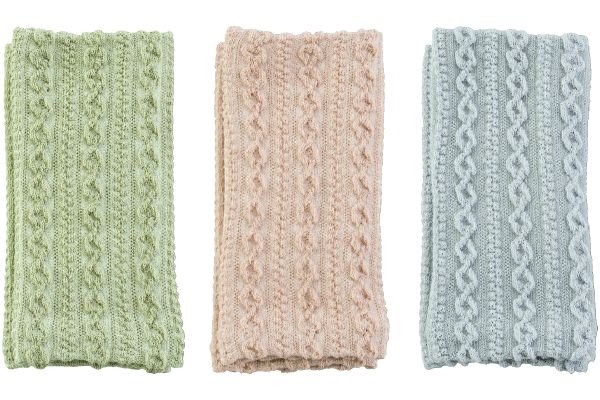 内側シルク二重編足首ウォーマー