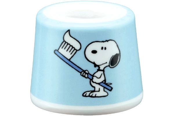 【ネット限定】陶器風歯ブラシスタンド　　スヌーピー　