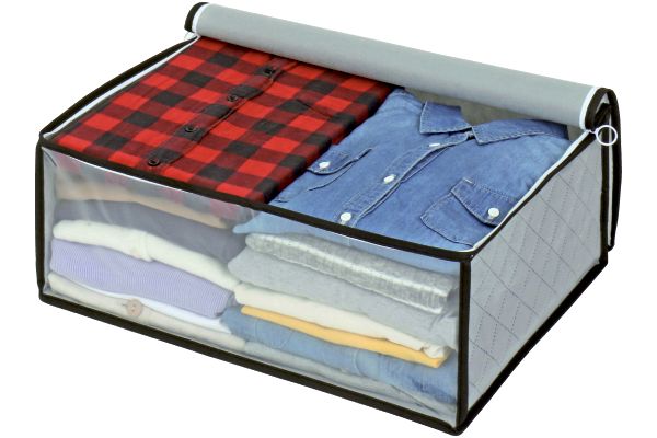 引き手が便利　活性炭衣類整理袋