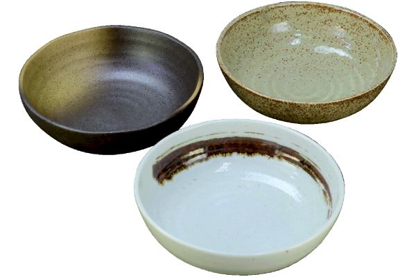 【ネット限定】［美濃焼］古窯おでん・中深鉢　（３柄組）　　