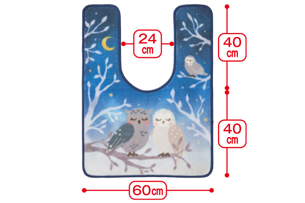 トイレマット　夜明け