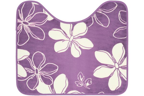 さらふわトイレマット　フローラル