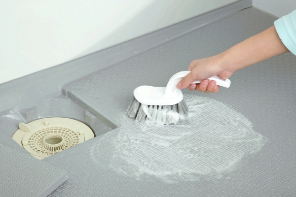 水ハネの少ないバスブラシ