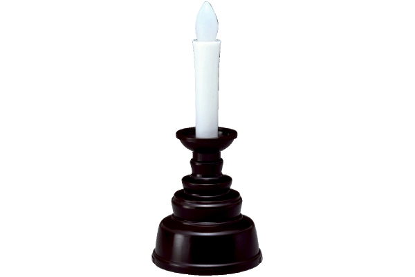 安心のろうそくミニ　ダークブラウン