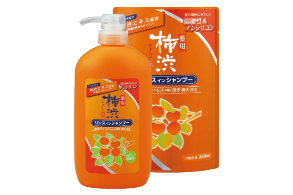 【ネット限定】薬用　柿渋リンスインシャンプー　（600ml＋350ml）　　
