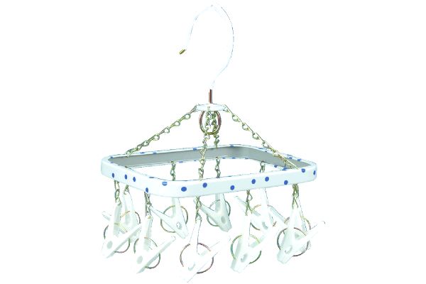 ミニ角ハンガー　水玉