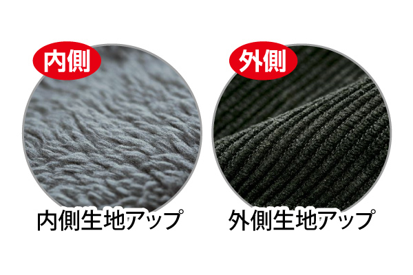 ボアコーデュロイ帽子