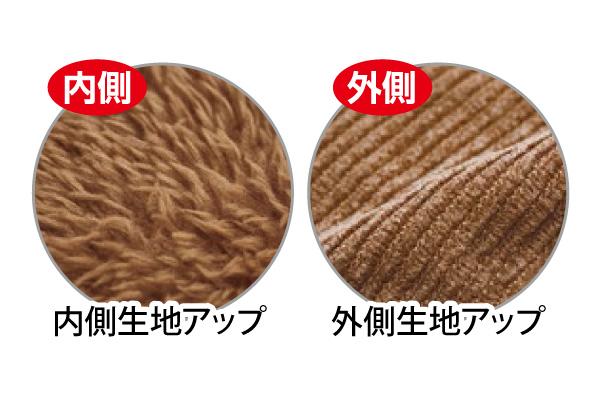 ボアコーデュロイ帽子