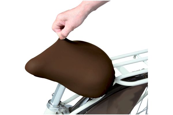 サドルカバーフィット ブラウン