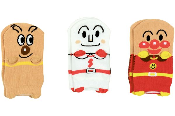 アンパンマンほっこりパペットソックス