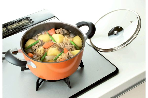 ダイヤモンドオランジュ両手鍋