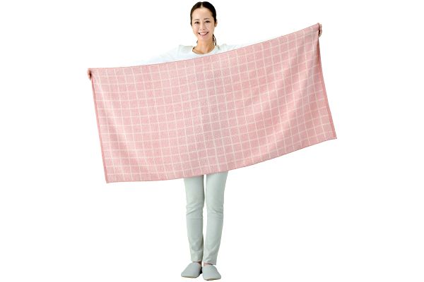 ウィンドウチェック大判バスタオル