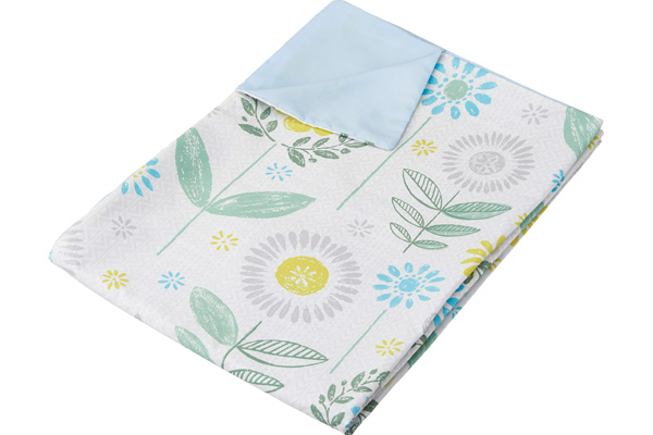 乾きやすい掛ふとんカバー シングルリーフ　グリーン