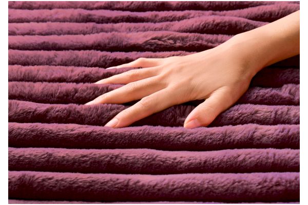 ふわふわうさとろタッチ毛布