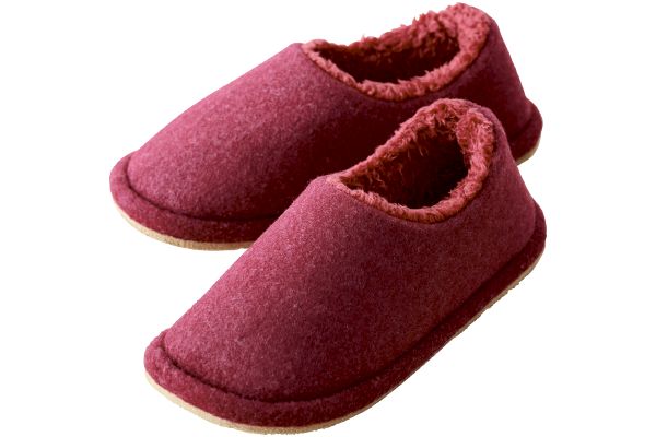 洗えるぽかぽかルームシューズ グレイスレッドＭ