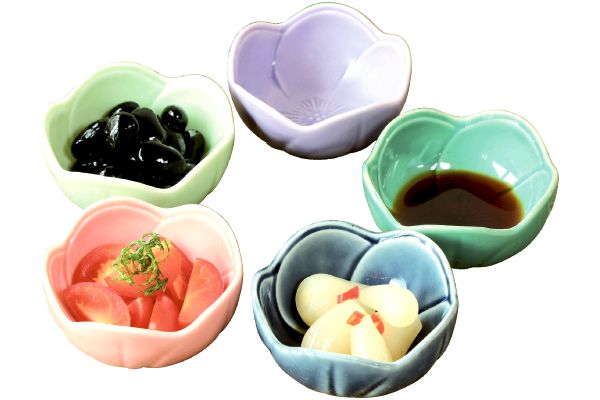 [美濃焼]梅型小付鉢