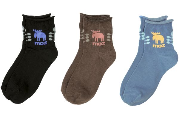 ［ｍｏｚ］エルクツリー柄ソックス