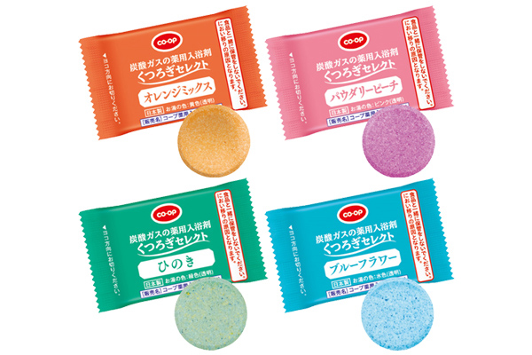 [COOP]炭酸ガスの薬用入浴剤　くつろぎセレクト４つの香り
