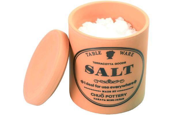 テラコッタ塩ポット