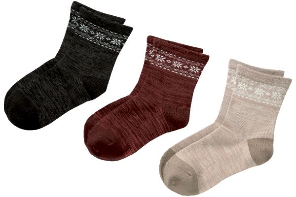 つま先・足首あったかゆったりソックス