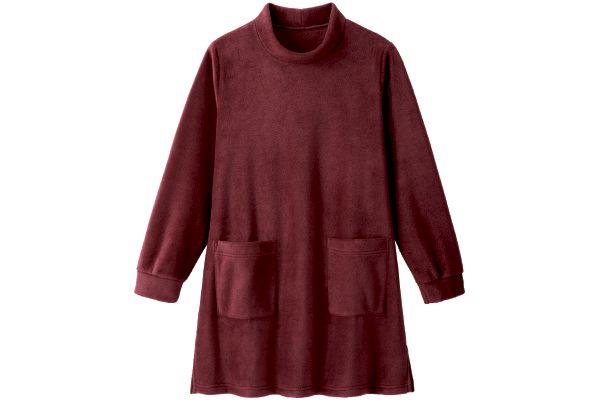 ポケ付きフリースチュニック