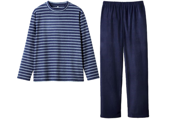 ふわふわフリースのおうちパジャマメンズ