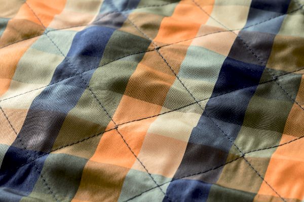 キルト裏フリースロングスモック