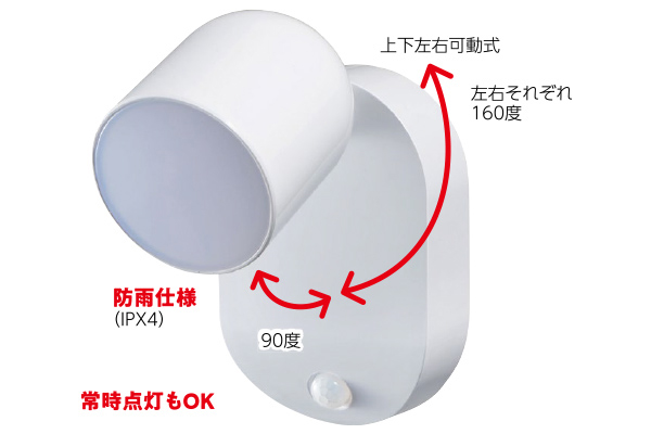 ＬＥＤセンサー付ライト