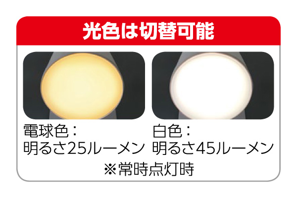 ＬＥＤセンサー付ライト