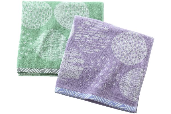 ナチュラルジャガード大判バスタオル　バブル