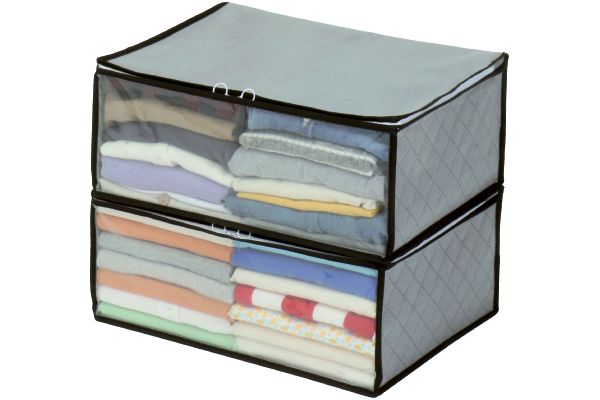 引き手が便利　活性炭衣類整理袋