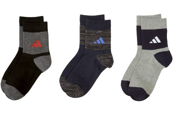 ［アディダス］足首パイルキッズソックス