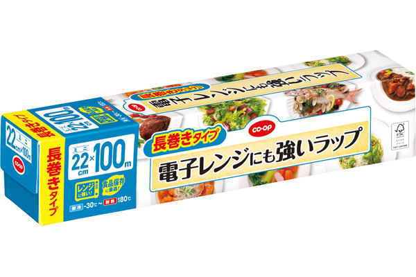 [COOP]電子レンジにも強いラップ 長巻タイプ　22cm×100m
