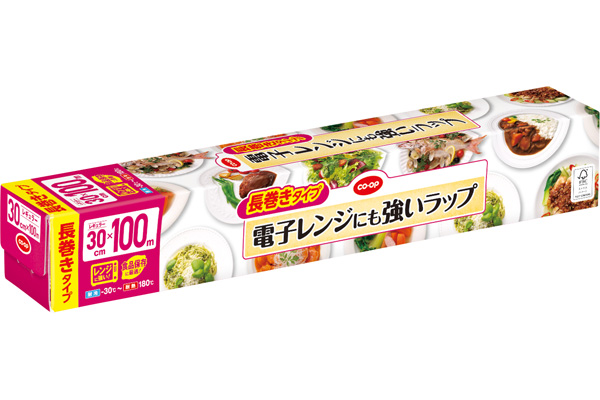 [COOP]電子レンジにも強いラップ 長巻タイプ　30cm×100m