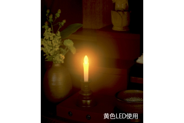 安心のろうそくミニ　ダークブラウン