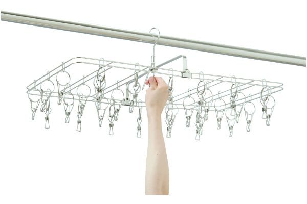 からみにくいステンレス角ハンガー